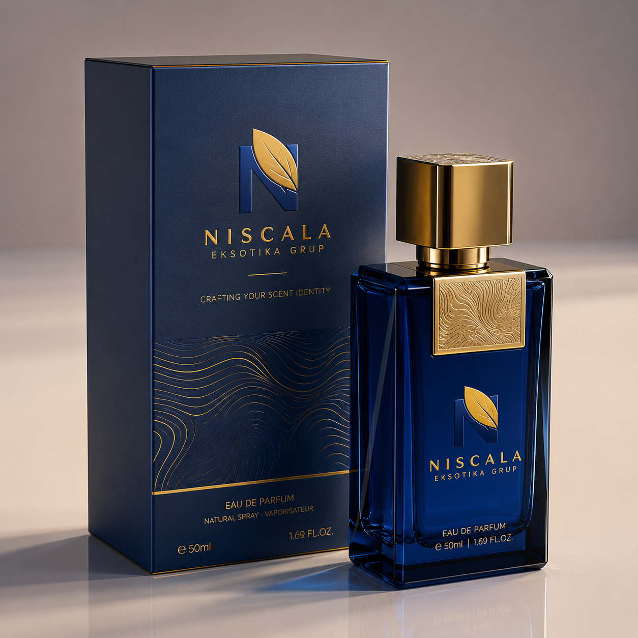 Ilustrasi produk signature parfum private label